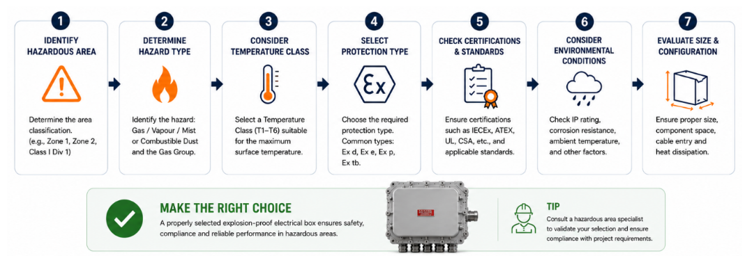 Key stages involved in ensuring compliance of enclosure systems