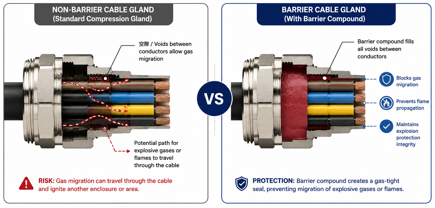 Barrier Cable Gland Comparison